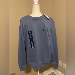NEW Men's IZOD Advantage Fleece Sweatshirt Blue Size M